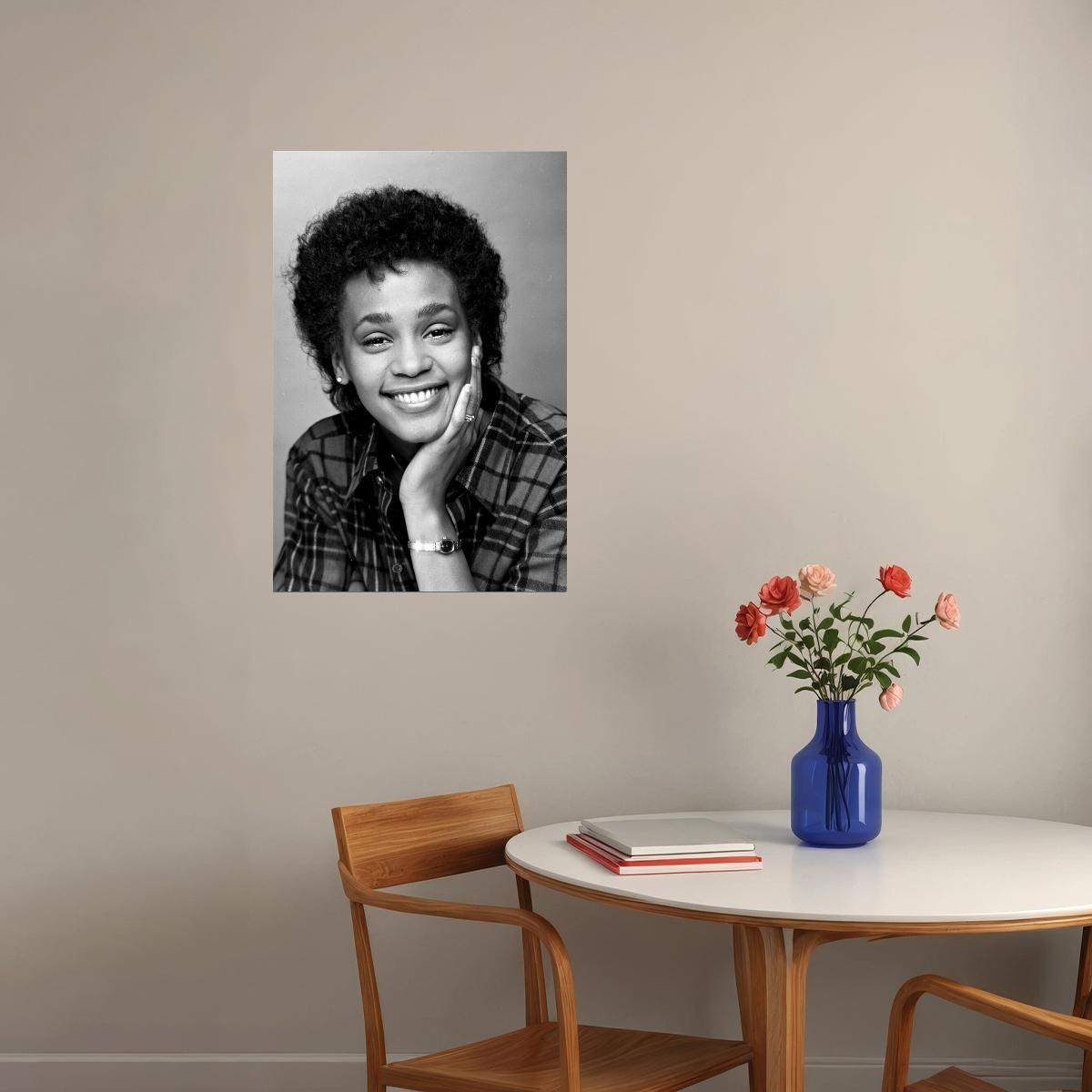 Whitney Houston Musician World Tour Poster Wall Art Print Home Wall Decor