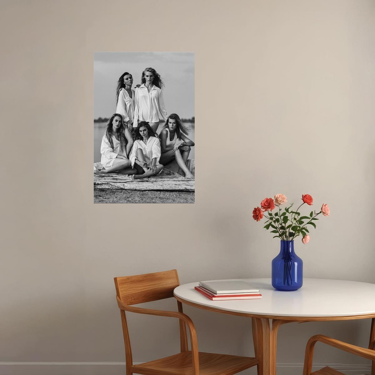 California Girls Female Sexy Models Poster Wall Art Print Home Wall Decor