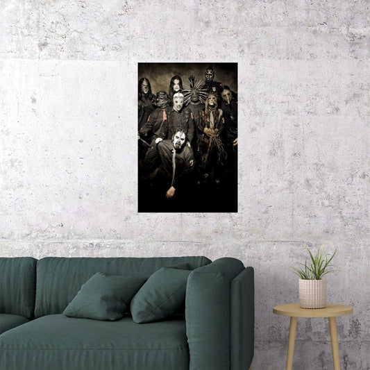 Slipknot Pentegram Group Music Band Poster Wall Art Print Home Wall Decor