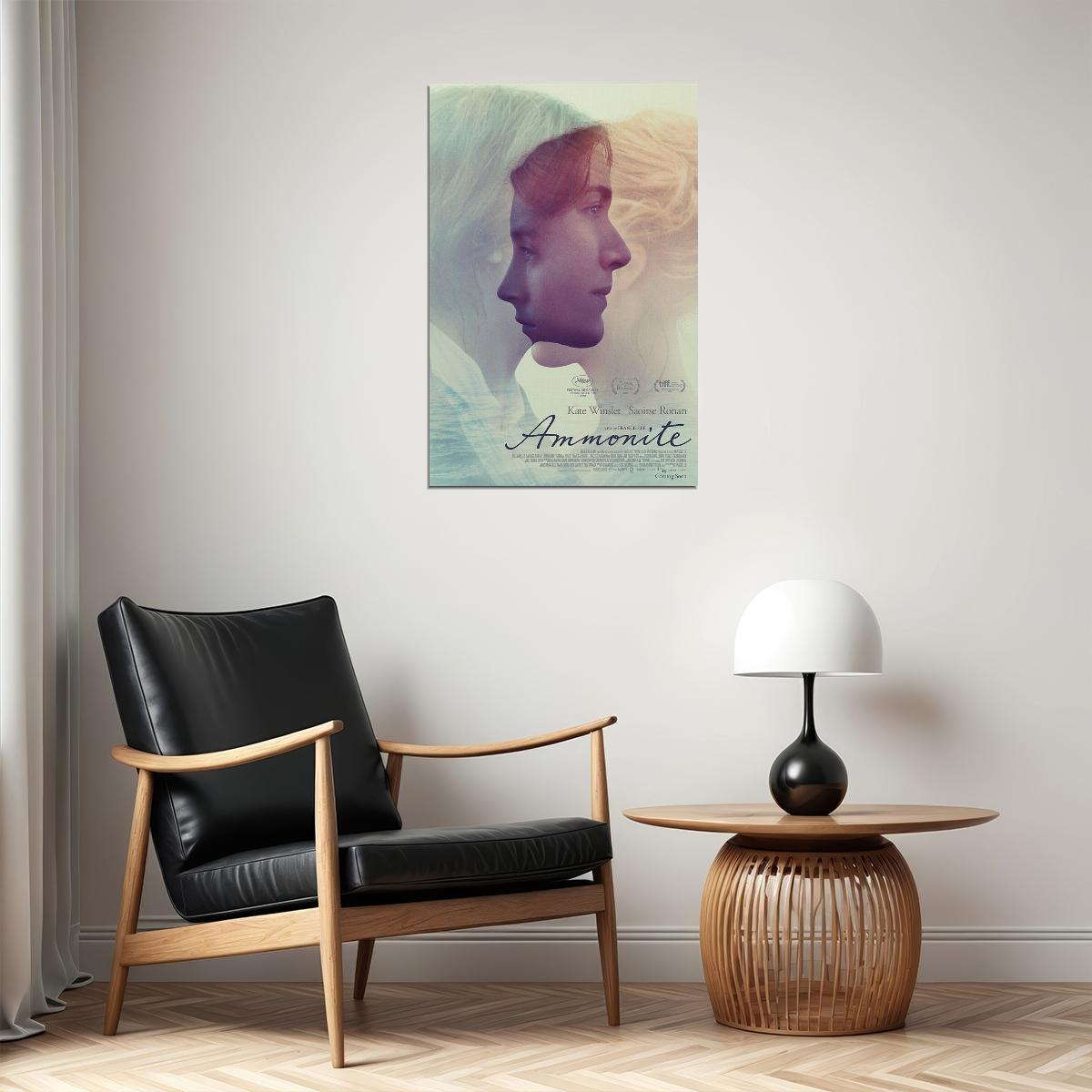 Ammonite Girl Love Winslet Movie Romance Poster Wall Art Print Home Wall Decor