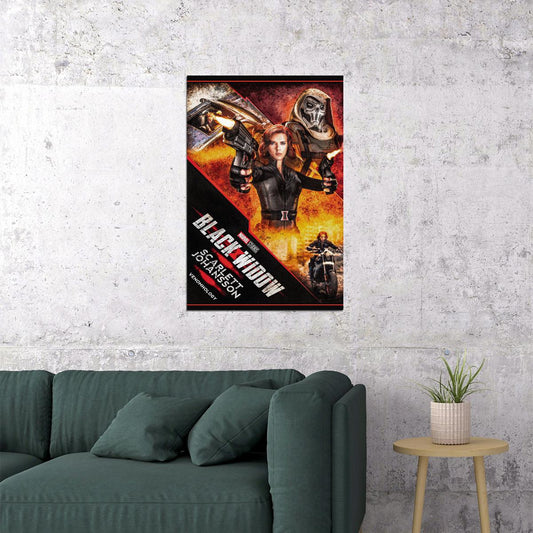 Super Hero Black Widow Natasha Romanoff Movie Poster Wall Art Print Home Wall Decor