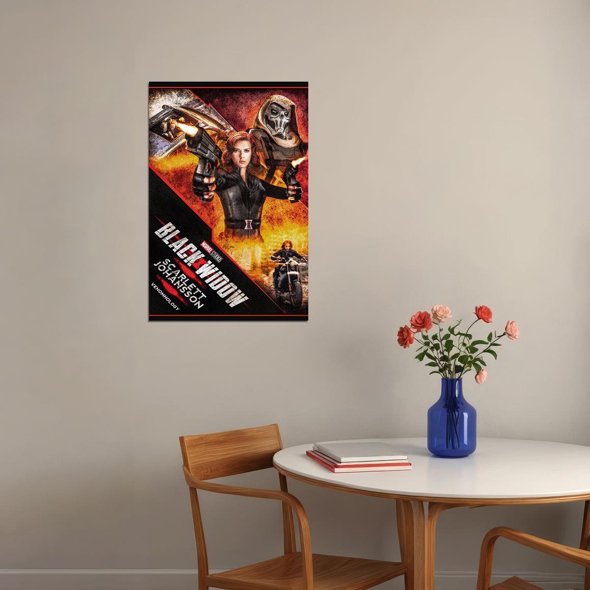 Super Hero Black Widow Natasha Romanoff Movie Poster Wall Art Print Home Wall Decor