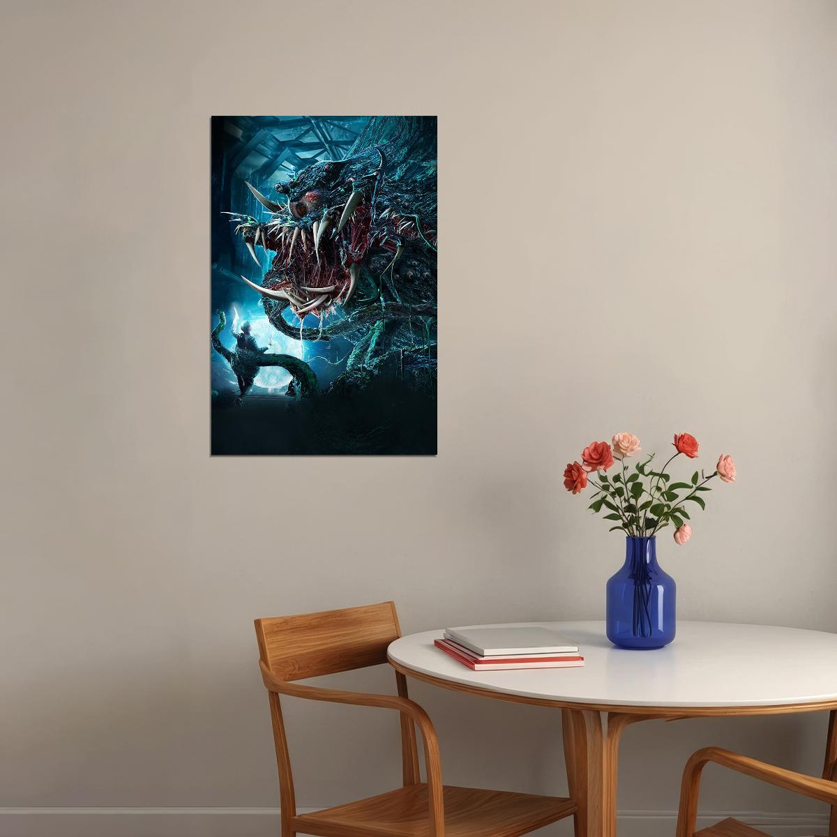 Alien Invasion 2020 Monster Horrible Movie Poster Wall Art Print Home Wall Decor