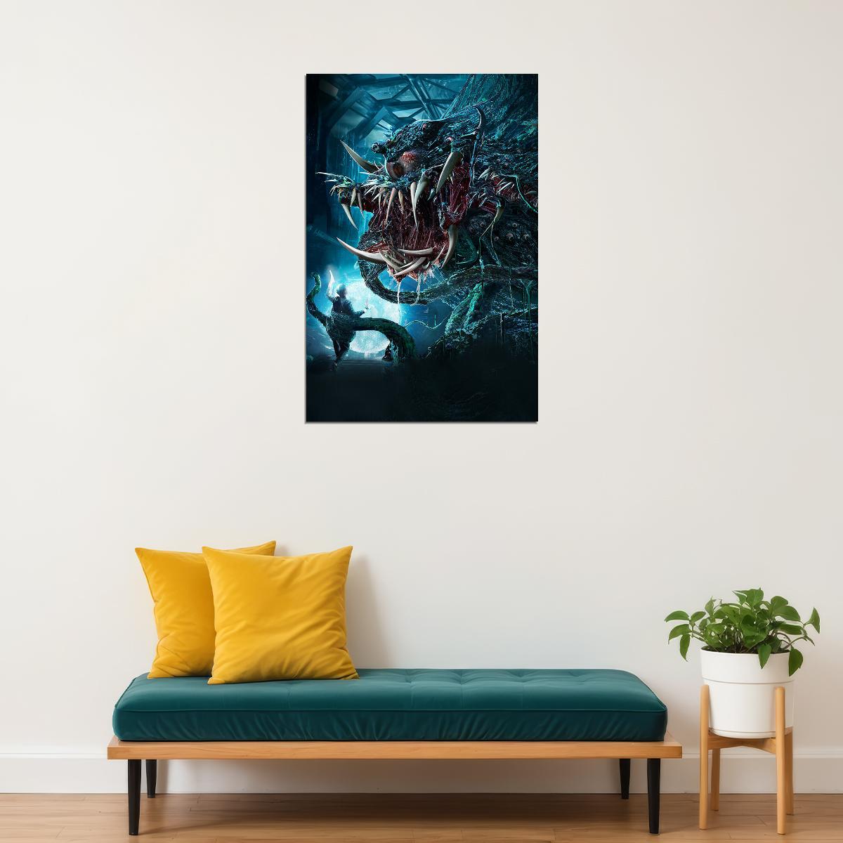Alien Invasion 2020 Monster Horrible Movie Poster Wall Art Print Home Wall Decor