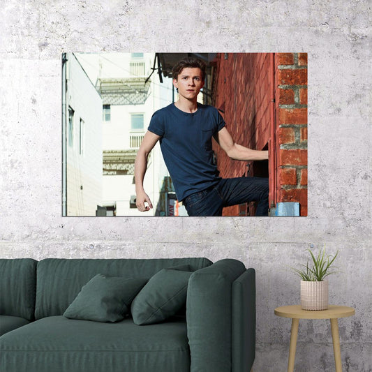 Tom Holland Spider Man Actor Star Artist Poster Wall Art Print Home Wall Decor