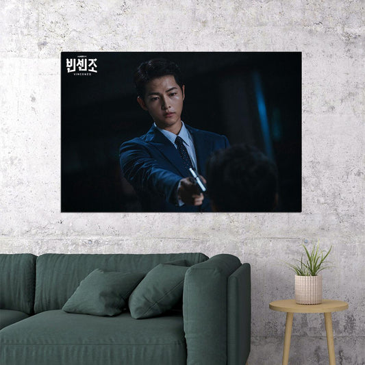 Song Joong Ki Vincenzo Korean Handsome Actor Poster Wall Art Print Home Wall Decor