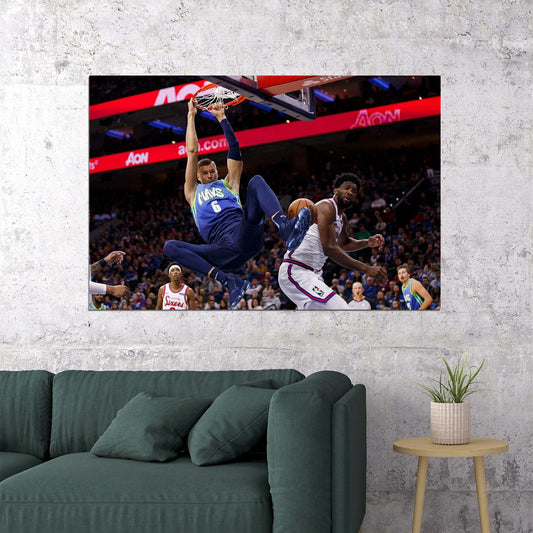 Kristaps Porzingis Dallas Star Poster Wall Art Print Home Wall Decor
