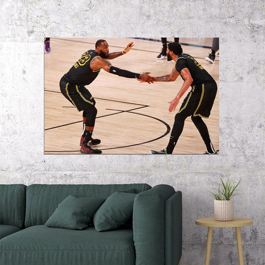Lebron James La Basketball Poster Wall Art Print Home Wall Decor