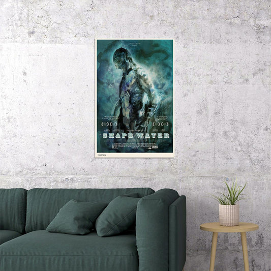 The Shape Of Water Adventure Fantasy Movie Poster Wall Art Print Home Wall Decor