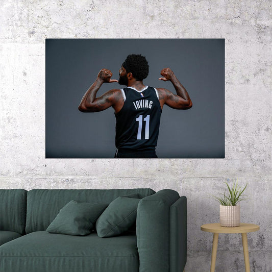 Kyrie Irving 11 Brooklyn Basketball Poster Wall Art Print Home Wall Decor
