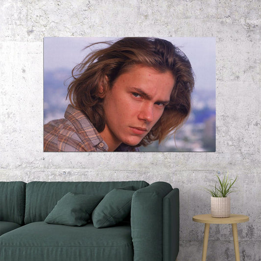 River Phoenix Young Handsome Actor Movie Star Poster Wall Art Print Home Wall Decor