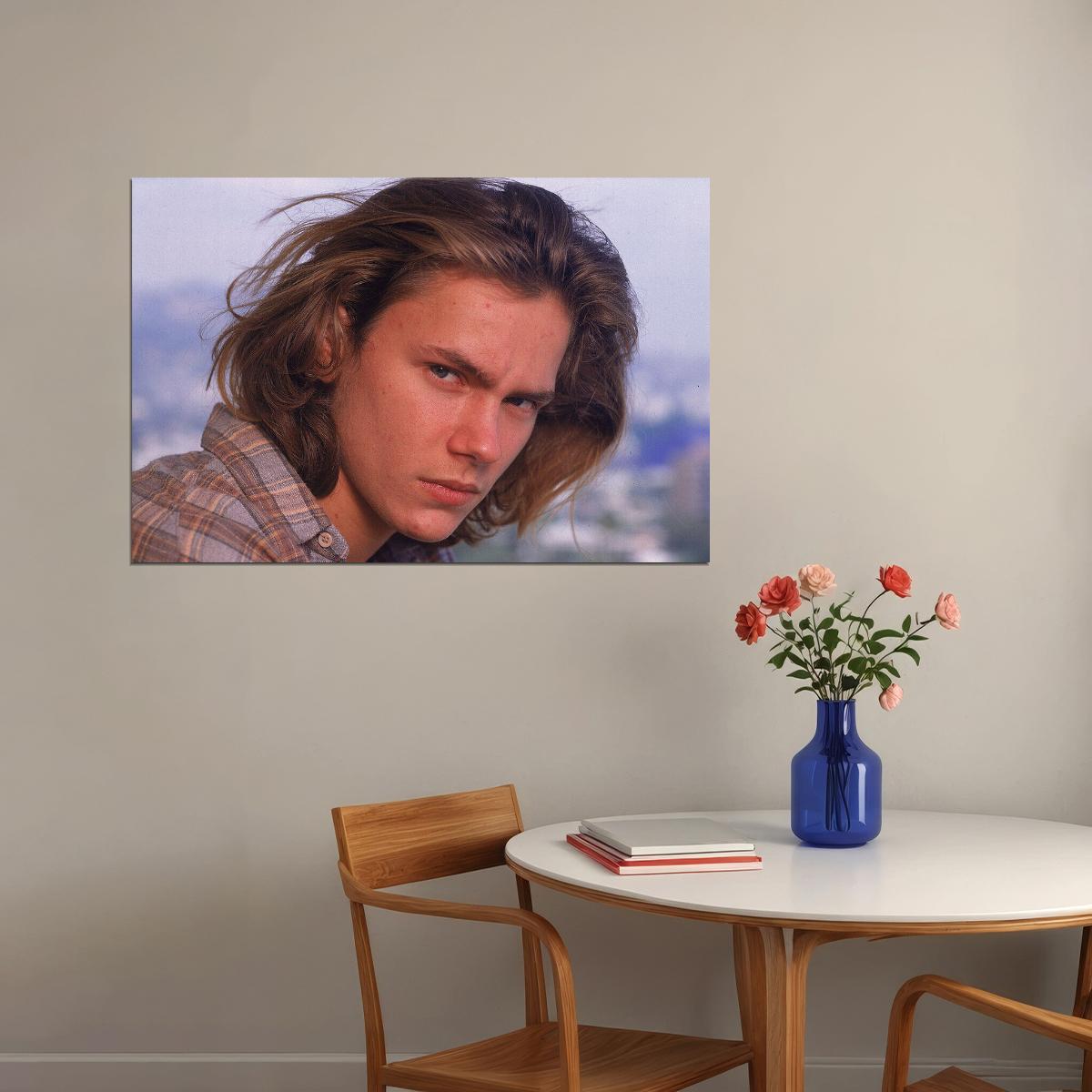 River Phoenix Young Handsome Actor Movie Star Poster Wall Art Print Home Wall Decor