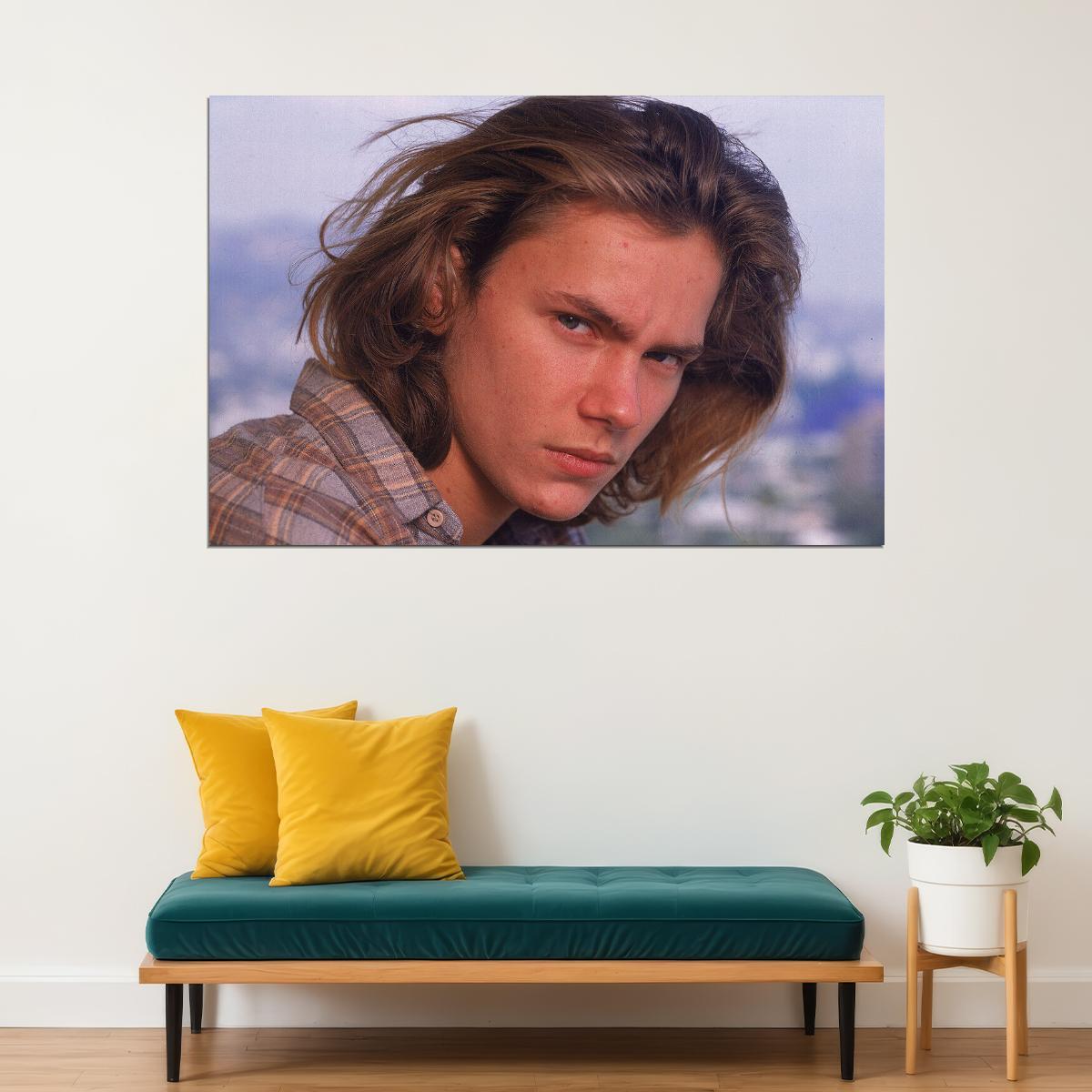 River Phoenix Young Handsome Actor Movie Star Poster Wall Art Print Home Wall Decor