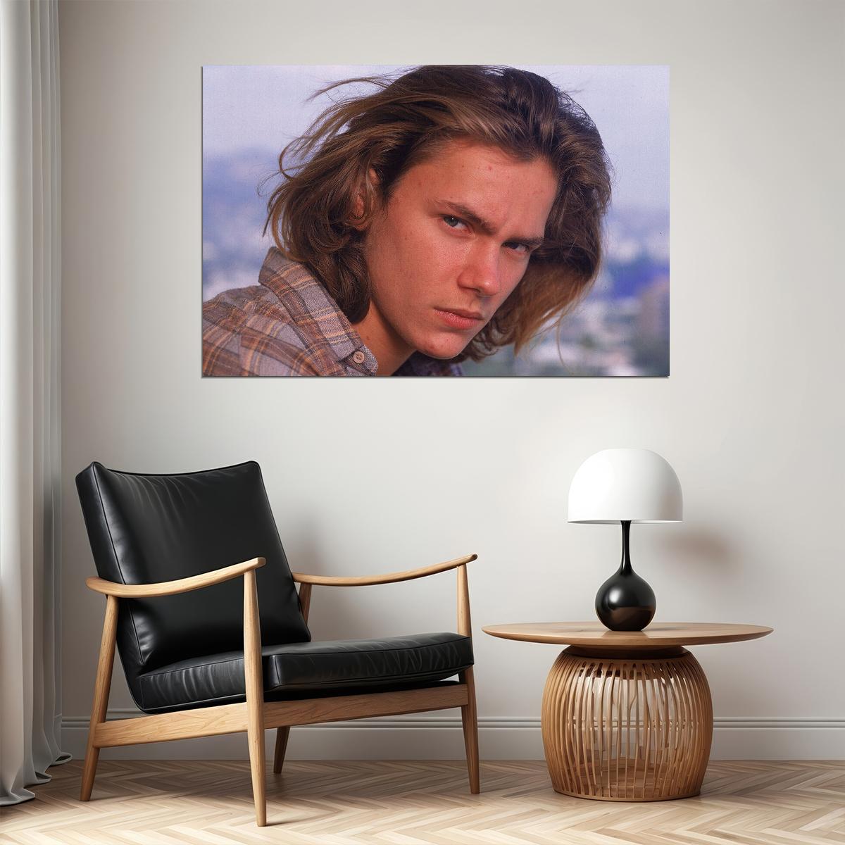 River Phoenix Young Handsome Actor Movie Star Poster Wall Art Print Home Wall Decor
