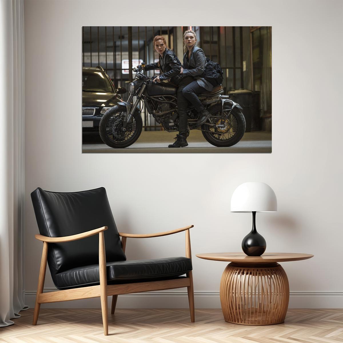 Black Widow Super Hero Natasha Romanoff Movie Poster Wall Art Print Home Wall Decor