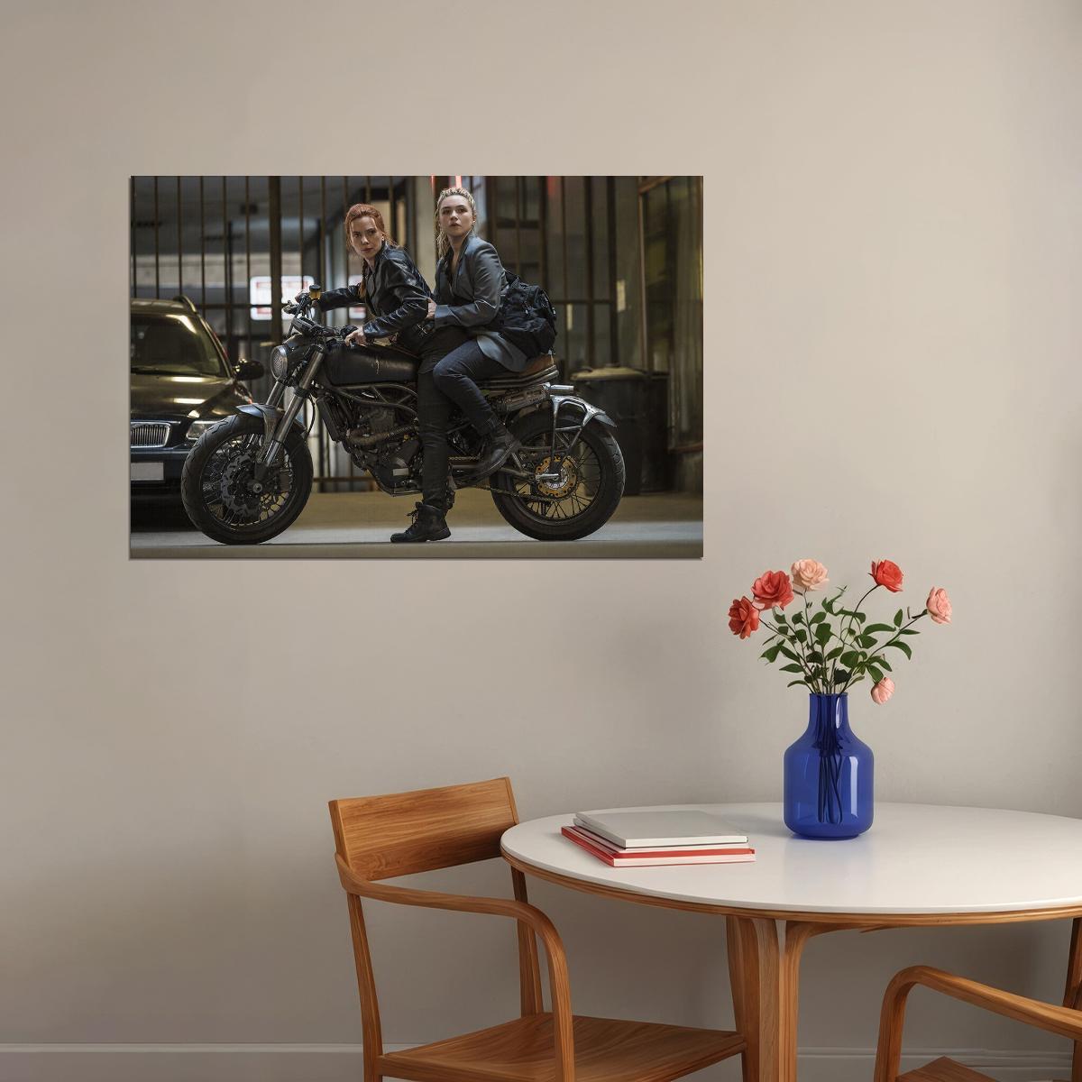 Black Widow Super Hero Natasha Romanoff Movie Poster Wall Art Print Home Wall Decor