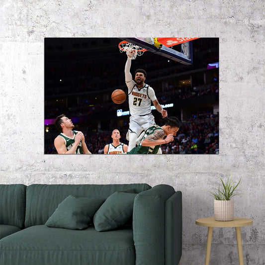 Jamal Murray Denver Basketball Star Poster Wall Art Print Home Wall Decor