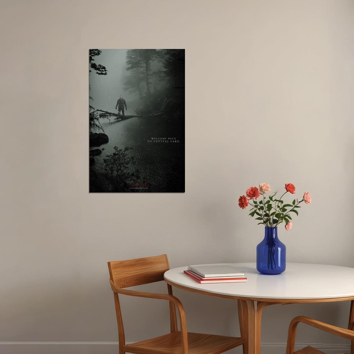 Friday The 13th Usa Horror Thriller Movie Poster Wall Art Print Home Wall Decor