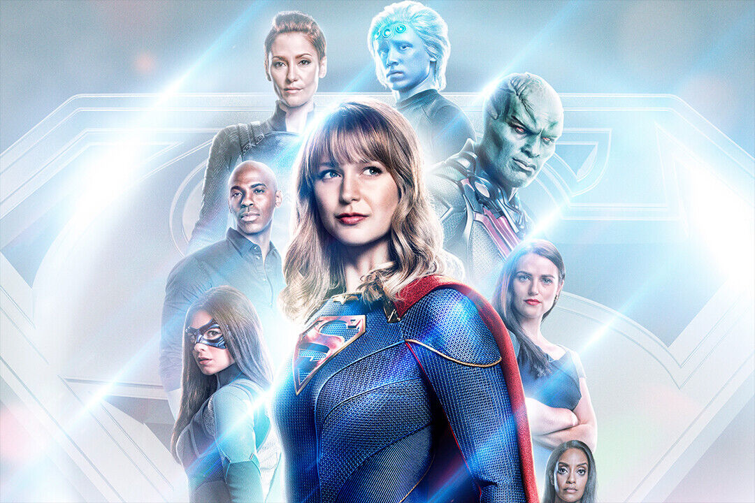 Supergirl Melissa Benoist Girl Hero Tv Show Poster Wall Art Print Home Wall Decor