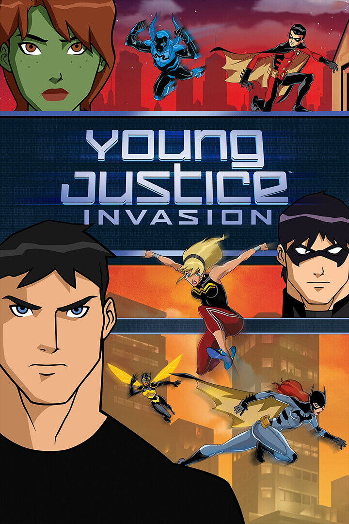 Dc Young Justice Kid Usa Hero Fight Anime Poster Wall Art Print Home Wall Decor