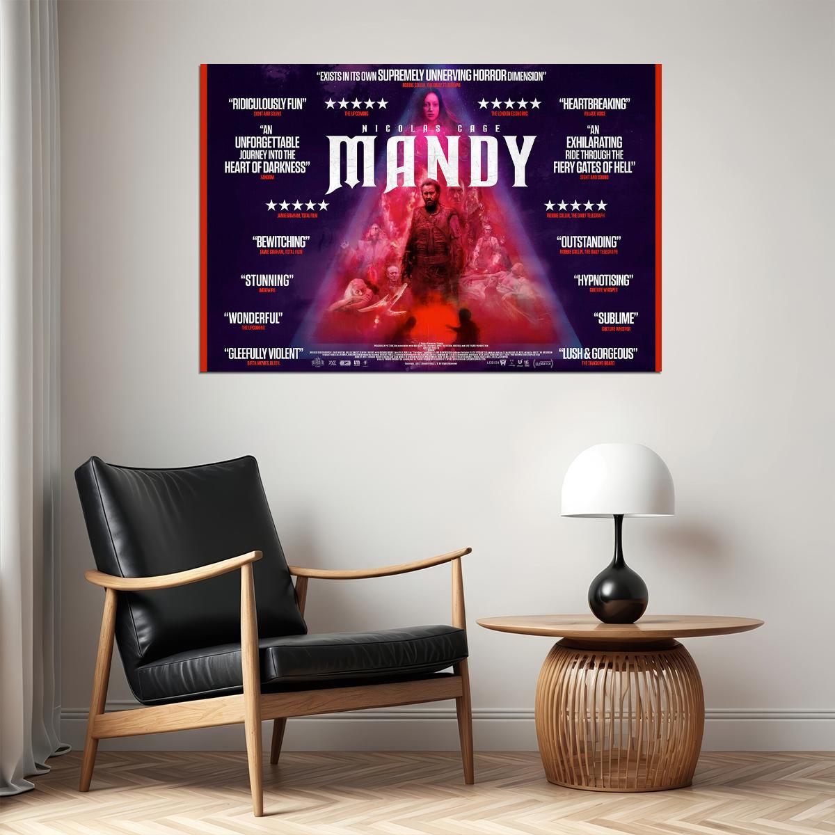Mandy Nicholas Cage Fight Revenge Movie Poster Wall Art Print Home Wall Decor