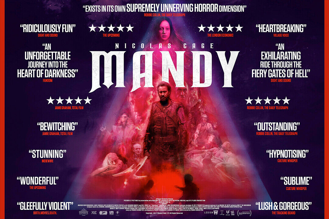 Mandy Nicholas Cage Fight Revenge Movie Poster Wall Art Print Home Wall Decor