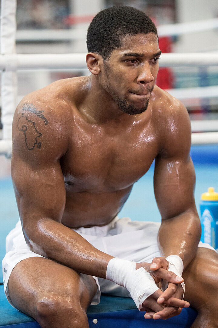 Anthony Joshua Boxing Muscle Fight Sport Poster Wall Art Print Home Wall Decor