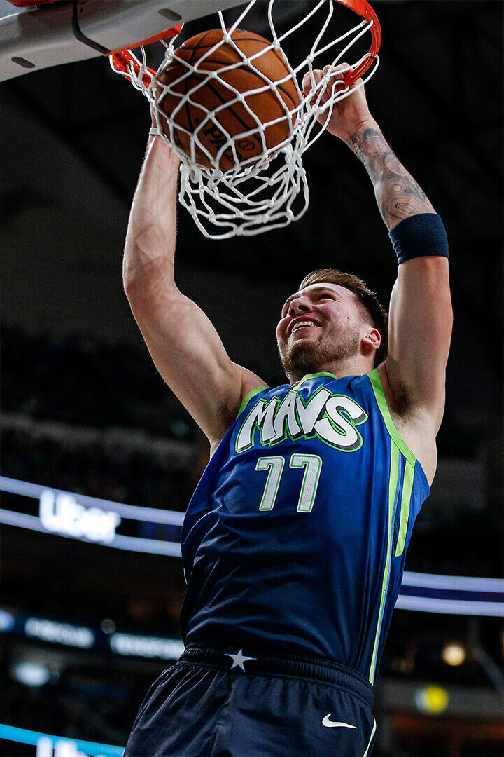 Luka Doncic Dallas Basketball Star Poster Wall Art Print Home Wall Decor