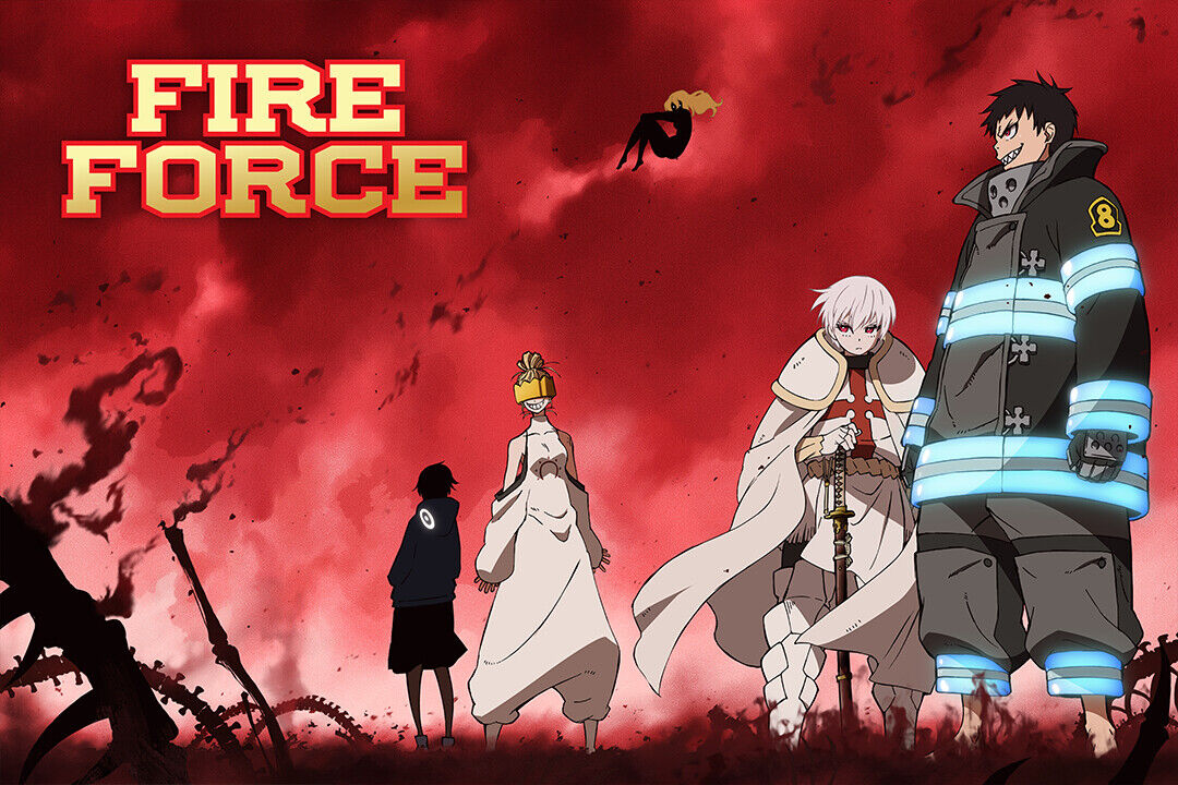 Fire Force Season 1 2 Shinra Kusakabe Anime Poster Wall Art Print Home Wall Decor