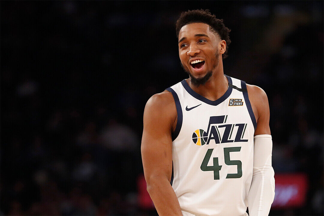Donovan Mitchell Utah Basketball Star Poster Wall Art Print Home Wall Decor