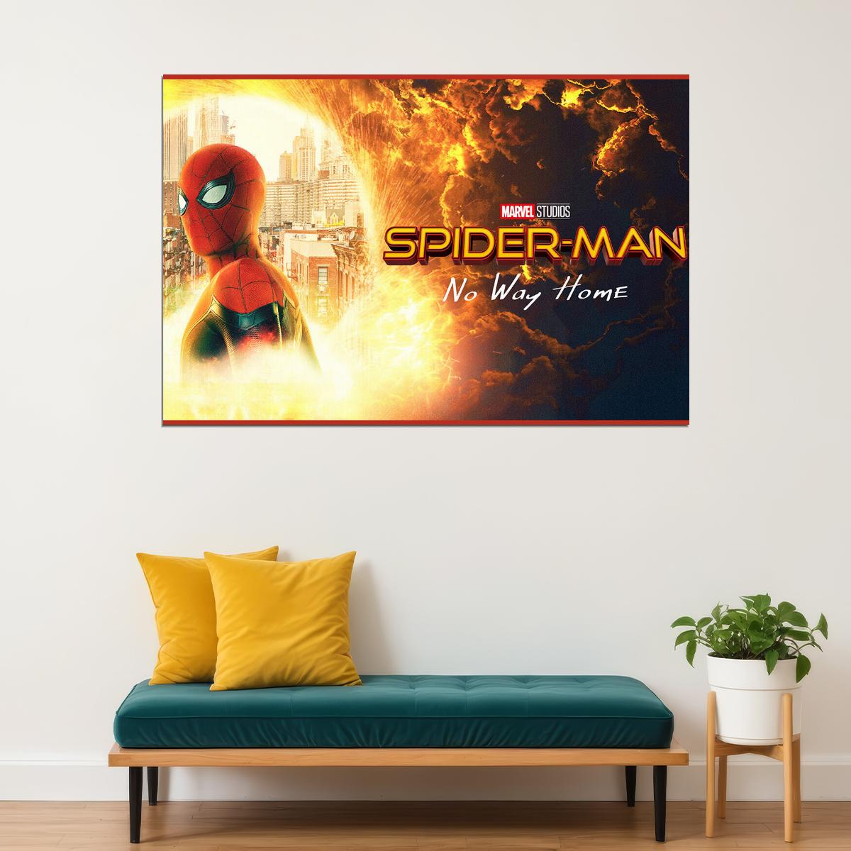 Spiderman No Way Home Super Hero Movie Poster Wall Art Print Home Wall Decor