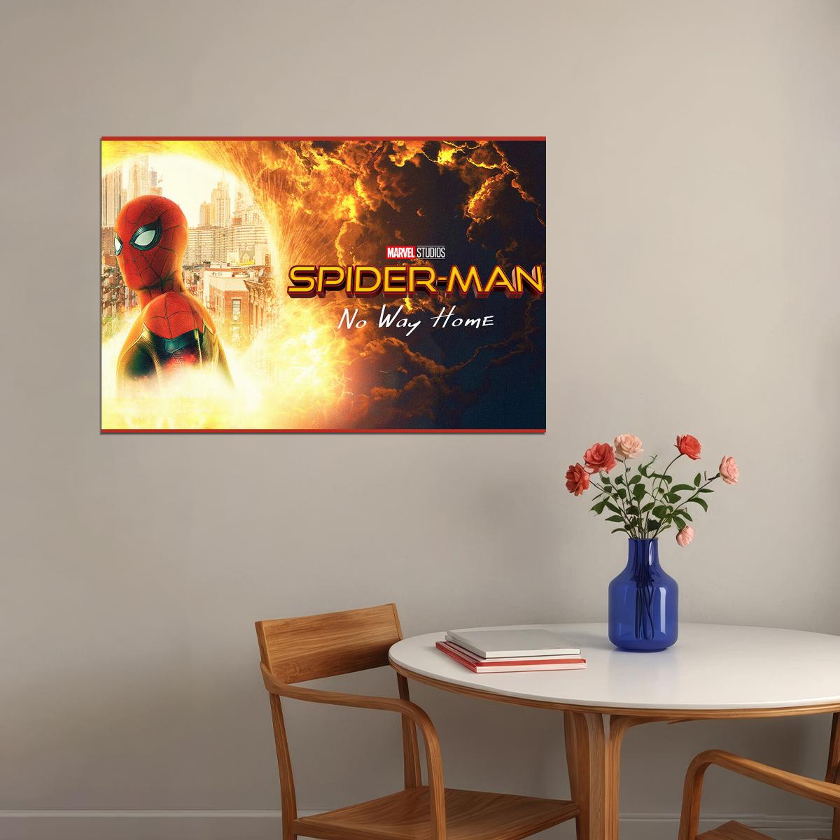 Spiderman No Way Home Super Hero Movie Poster Wall Art Print Home Wall Decor