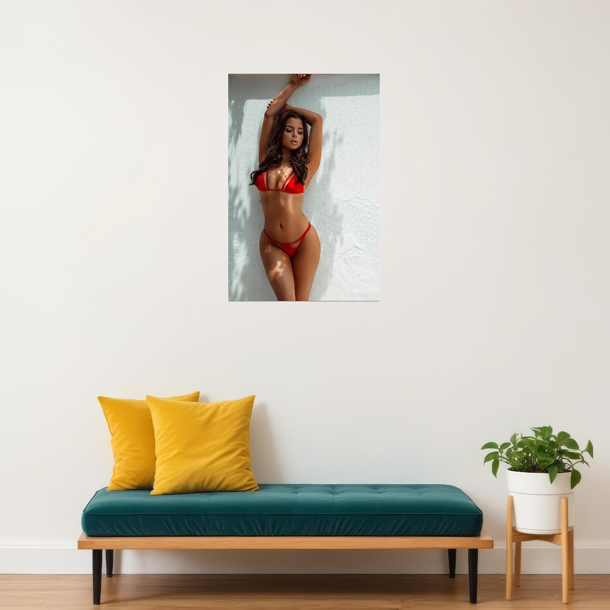 Demi Rose Hot Sexy Beauty Girl Model Poster Wall Art Print Home Wall Decor