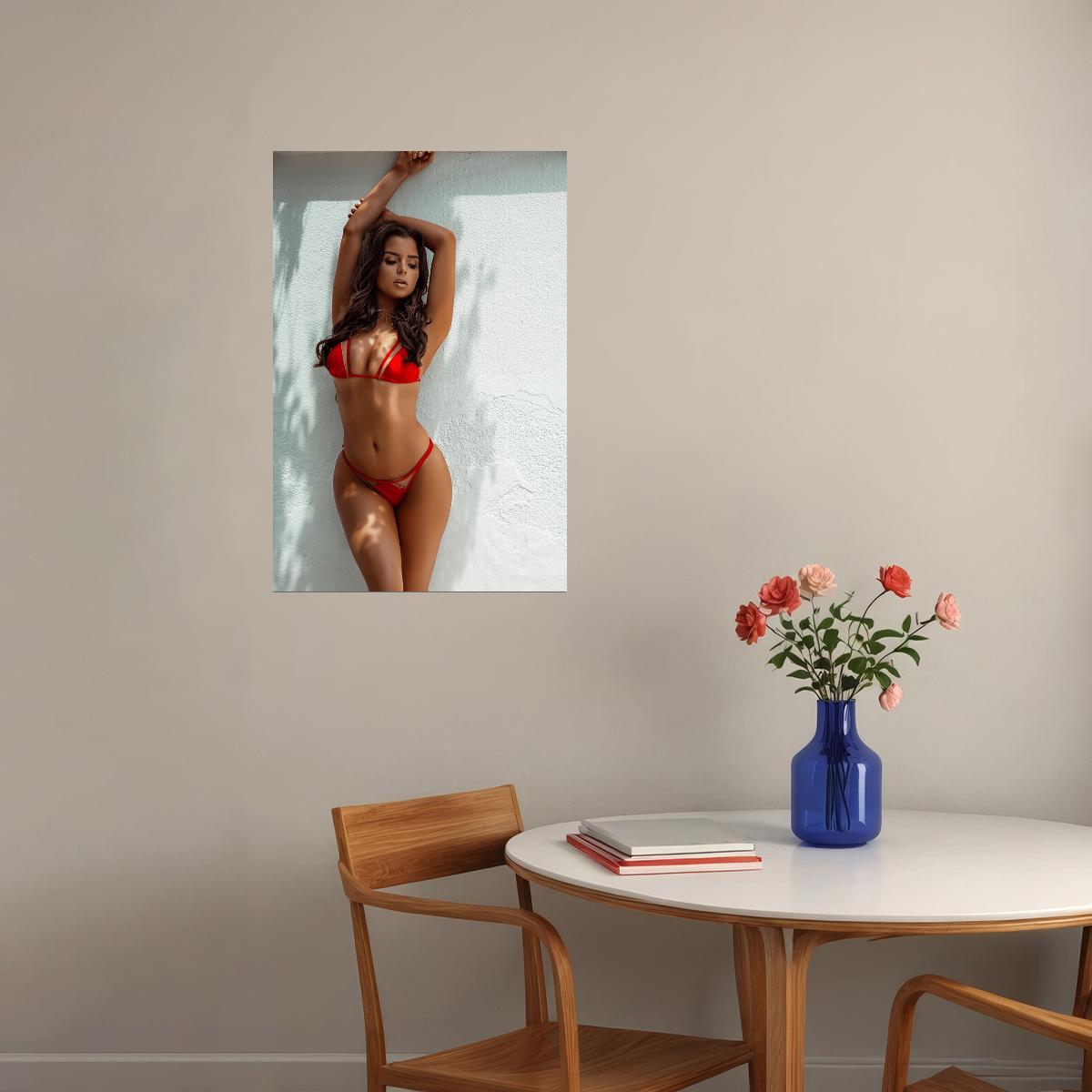 Demi Rose Hot Sexy Beauty Girl Model Poster Wall Art Print Home Wall Decor