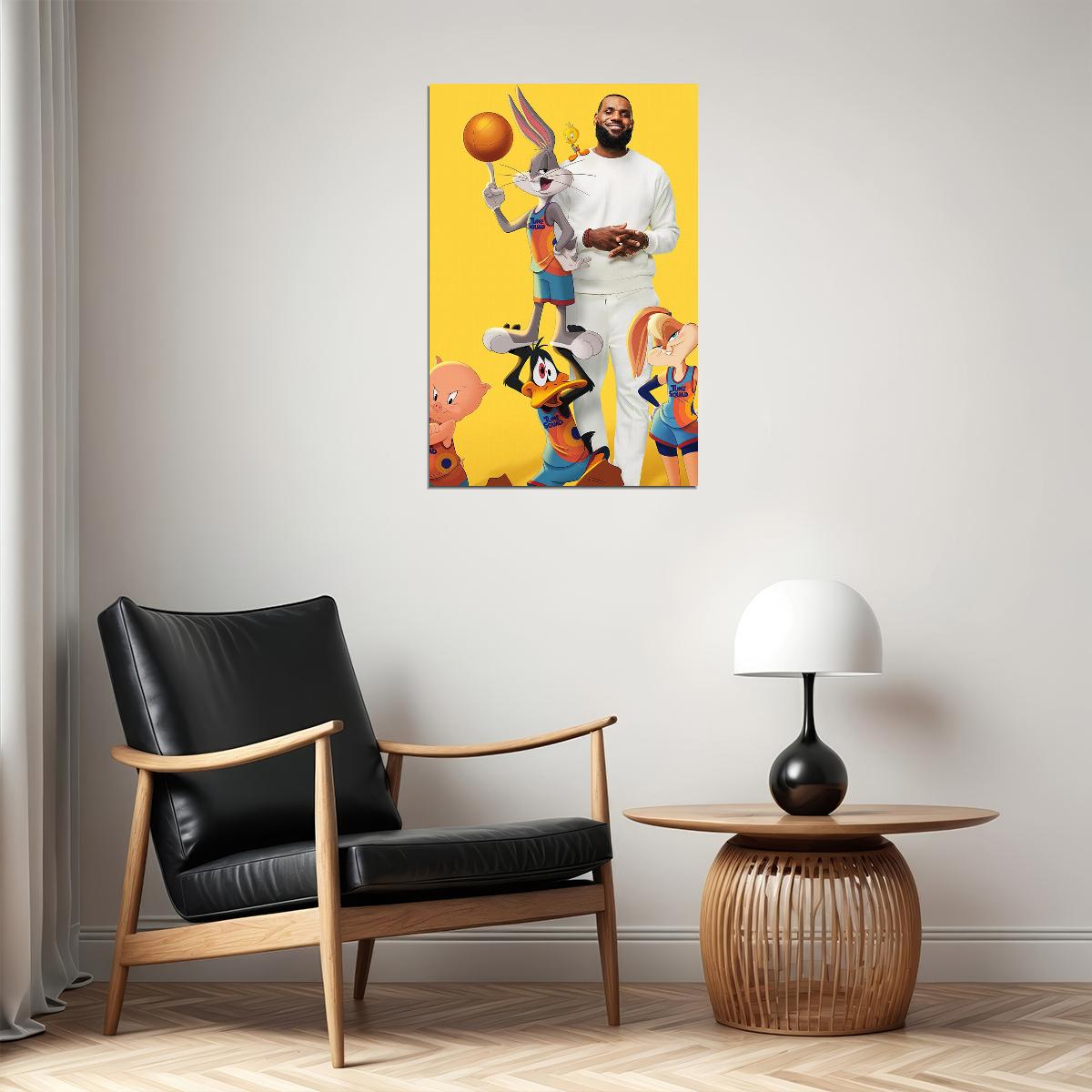 Space 2 New Legacy Lebron James Movie Poster Wall Art Print Home Wall Decor