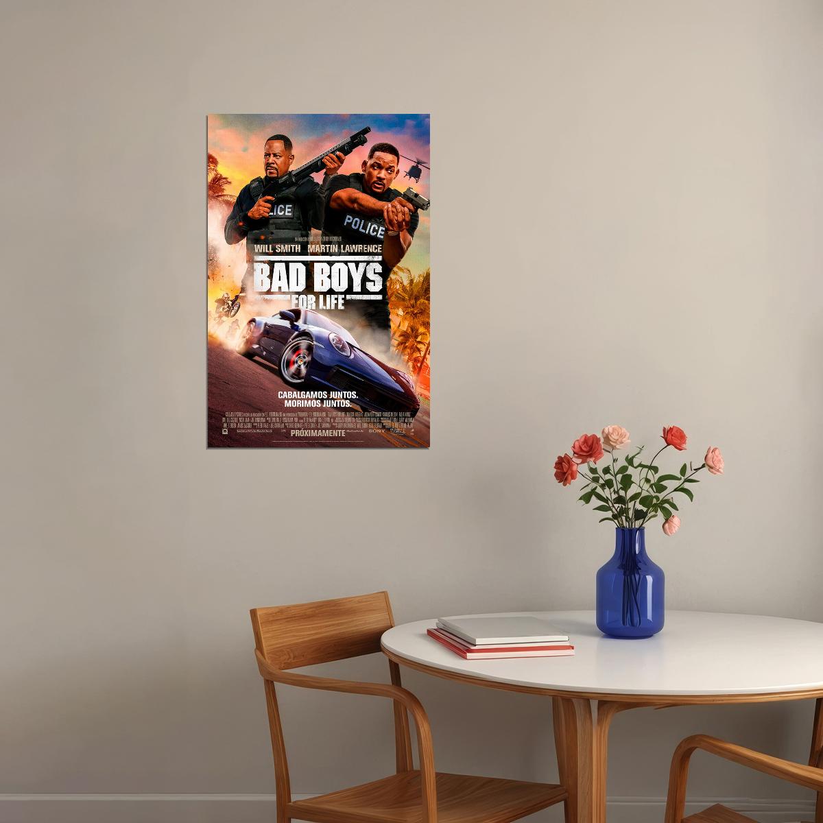Bad Boys 2 Will Smith Fight Hot Movie Poster Wall Art Print Home Wall Decor