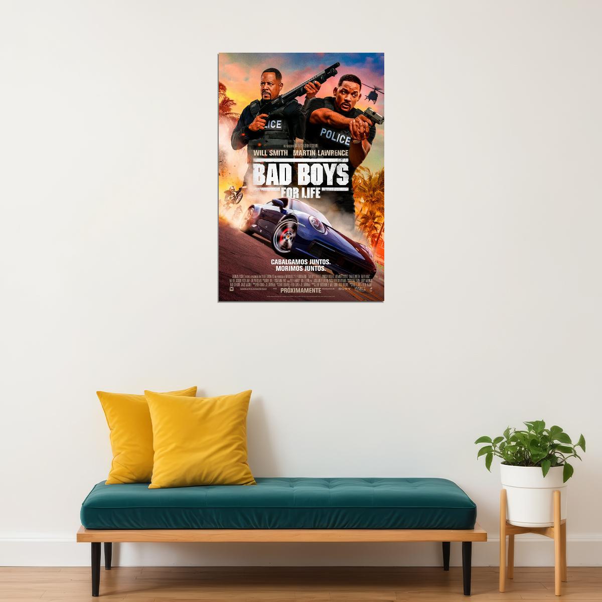 Bad Boys 2 Will Smith Fight Hot Movie Poster Wall Art Print Home Wall Decor