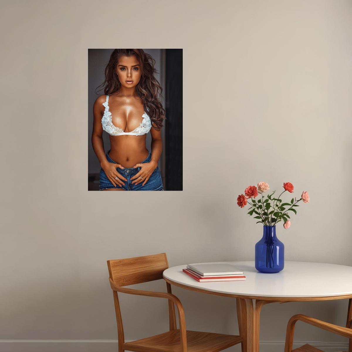 Demi Rose Hot Sexy Beauty Girl Model Poster Wall Art Print Home Wall Decor
