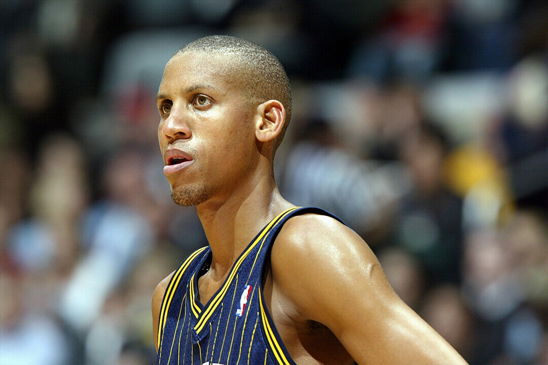 Dunk Block Star Reggie Miller Basketball Poster Wall Art Print Home Wall Decor