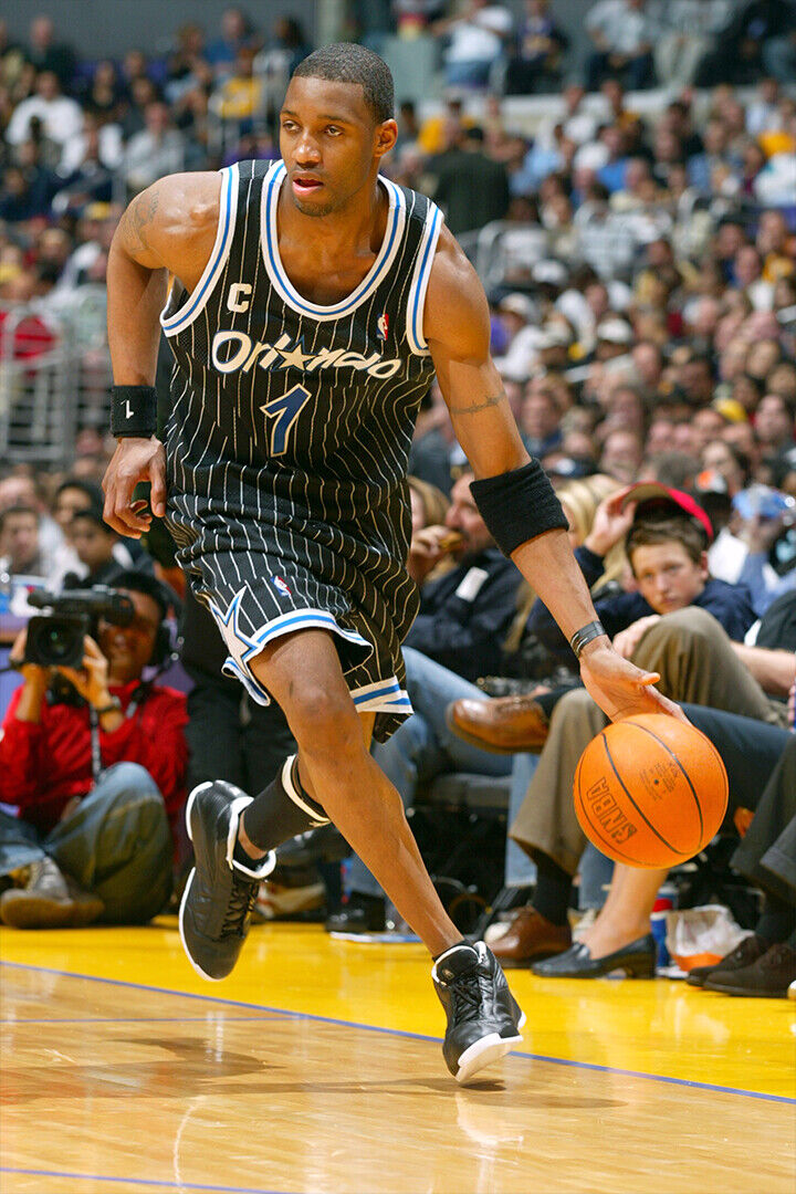 Dunk Block Star Tracy Mcgrady Basketball Poster Wall Art Print Home Wall Decor