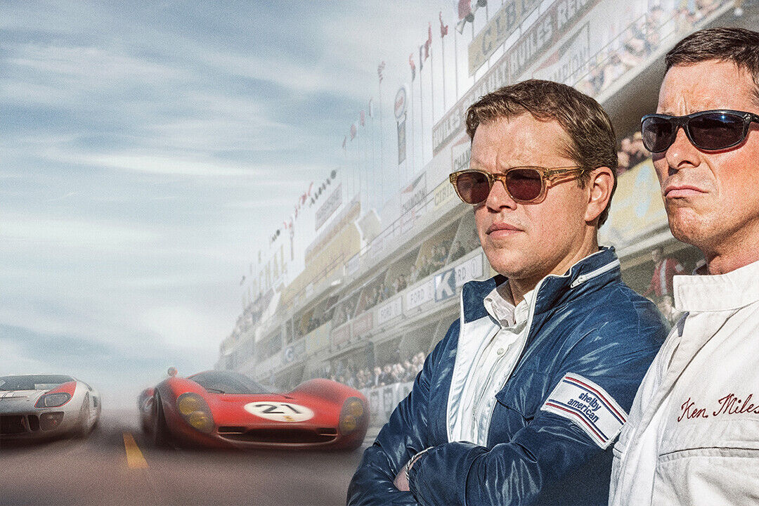 Ford V Ferrari Matt Damon Christian Bale Race Movie Poster Wall Art Print Home Wall Decor