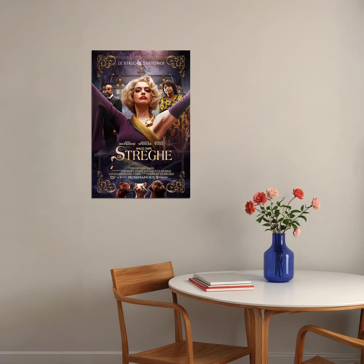 The Witches 2020 Anne Hathaway Mystery Movie Poster Wall Art Print Home Wall Decor
