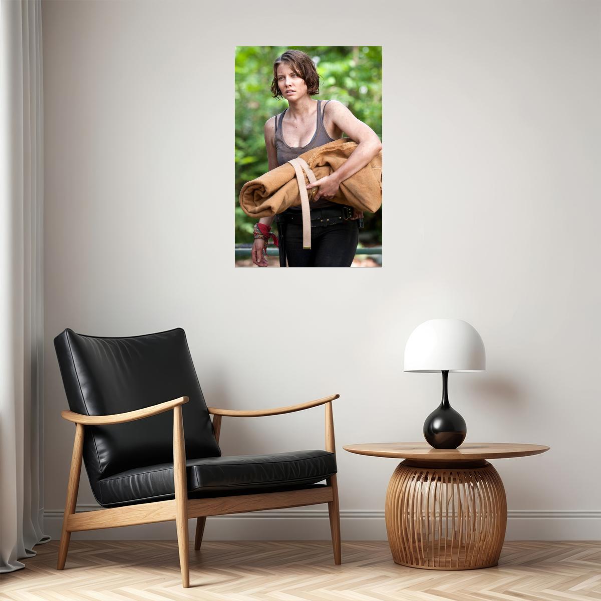 Lauren Cohan The Walking Dead Maggie Greene Model Poster Wall Art Print Home Wall Decor