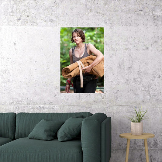 Lauren Cohan The Walking Dead Maggie Greene Model Poster Wall Art Print Home Wall Decor