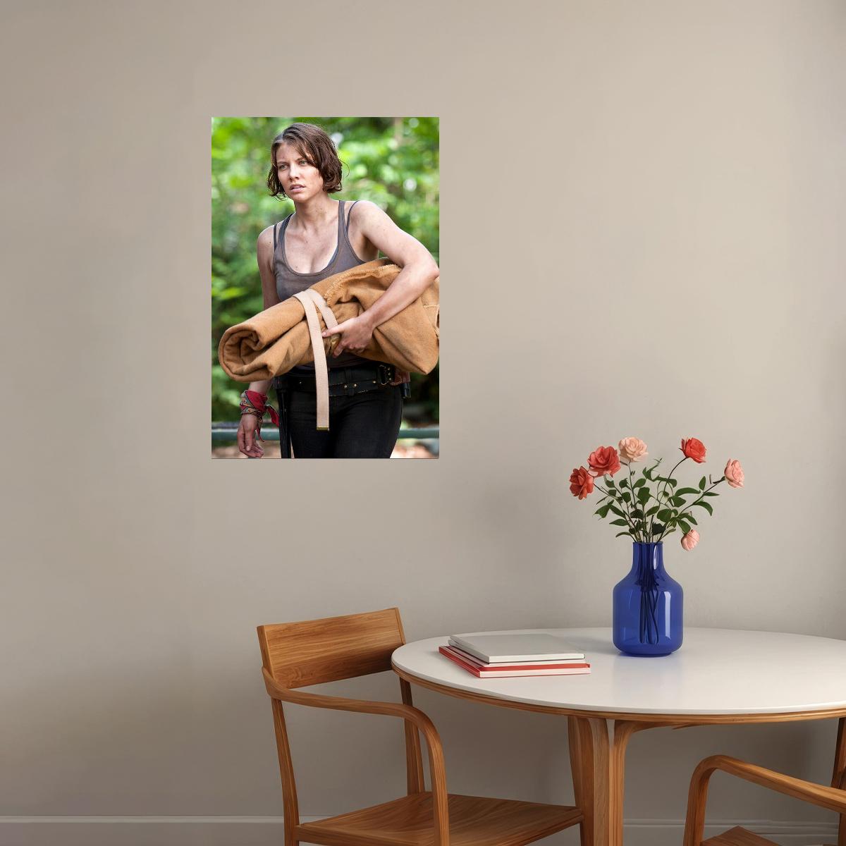 Lauren Cohan The Walking Dead Maggie Greene Model Poster Wall Art Print Home Wall Decor