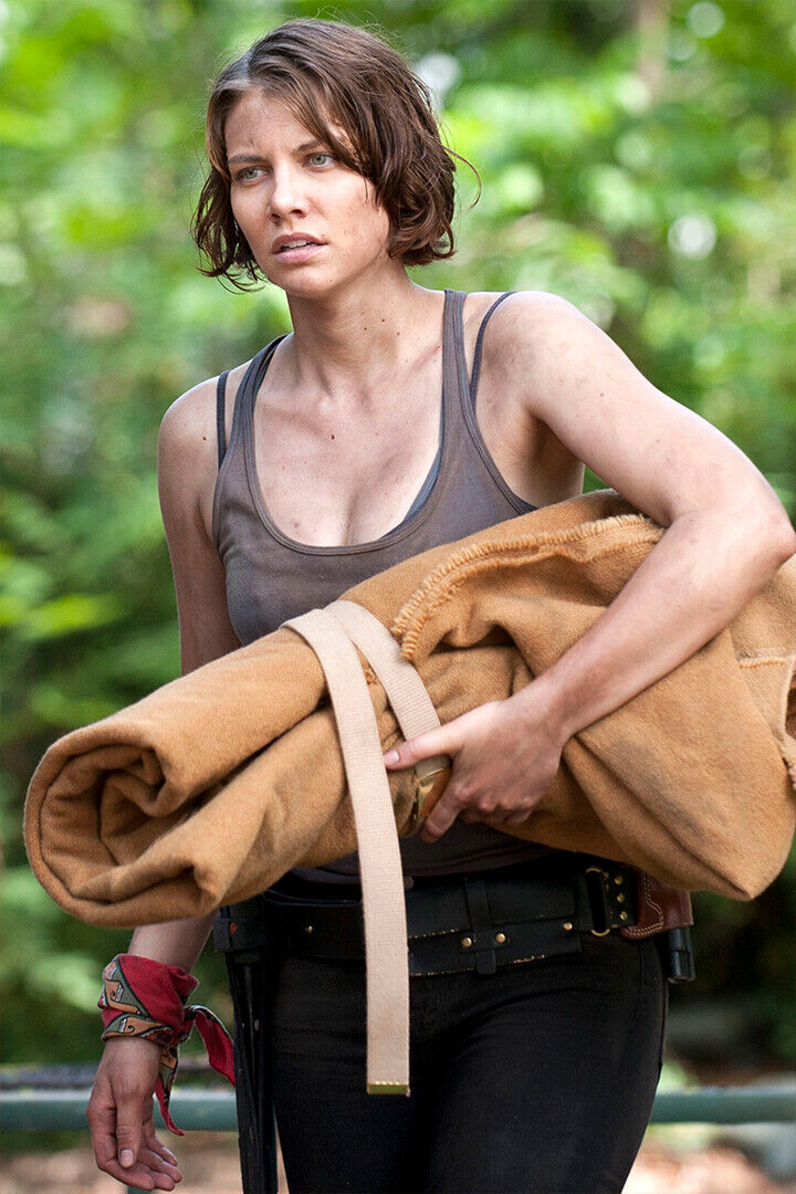 Lauren Cohan The Walking Dead Maggie Greene Model Poster Wall Art Print Home Wall Decor