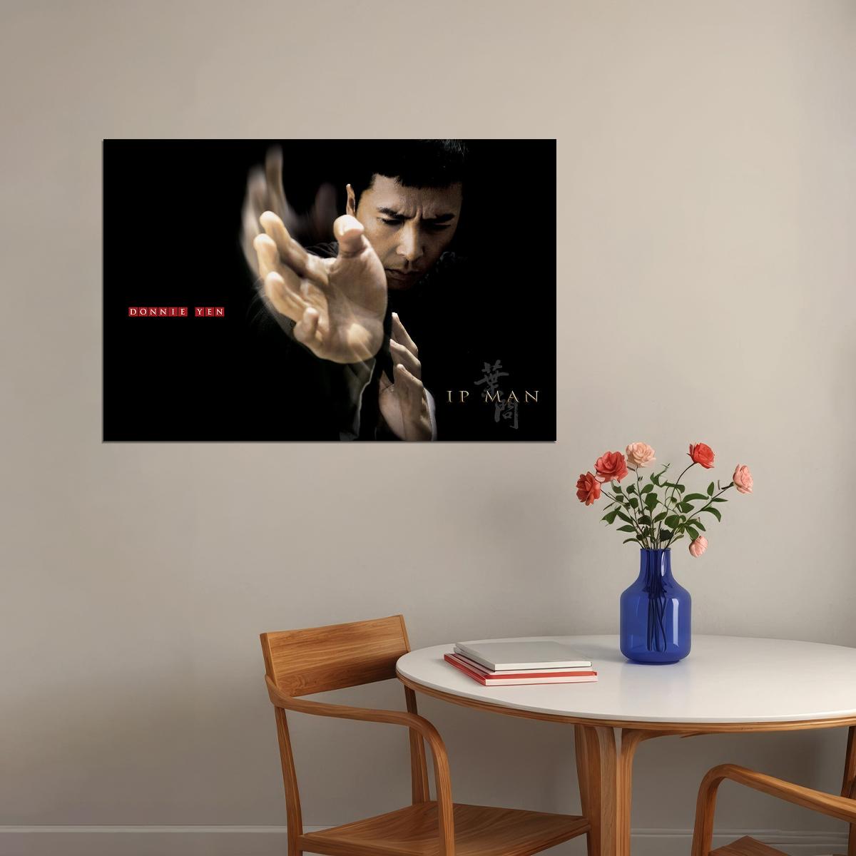 Ip Man Donnie Yen Kong Fu Fight Master Movie Poster Wall Art Print Home Wall Decor