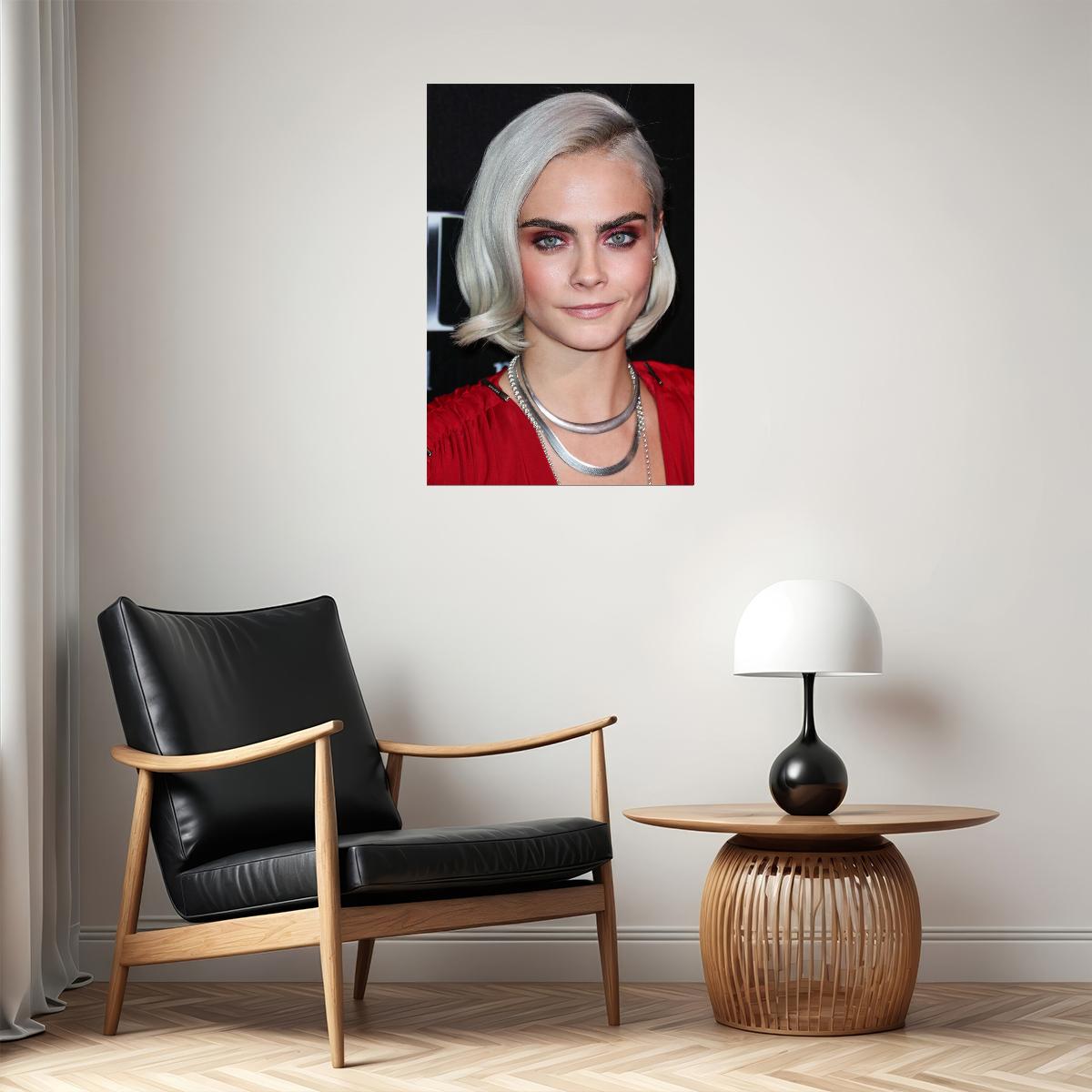 Cara Delevingne British Model Singer Actress Poster Wall Art Print Home Wall Decor