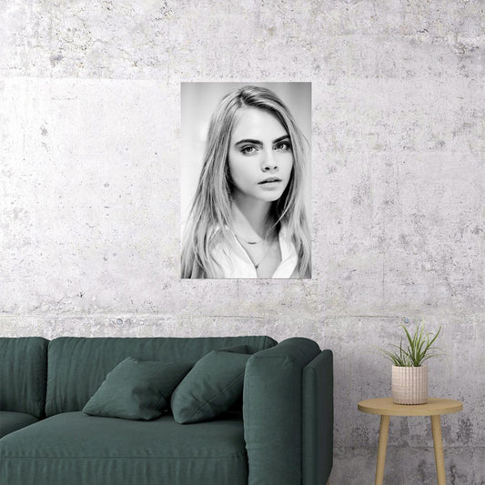 Cara Delevingne Singer Fashion Model Artist Poster Wall Art Print Home Wall Decor