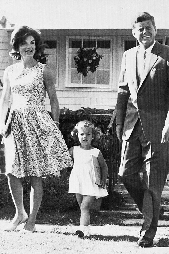 John F Fitzgerald With His Kennedy Grandchildren Poster Wall Art Print Home Wall Decor